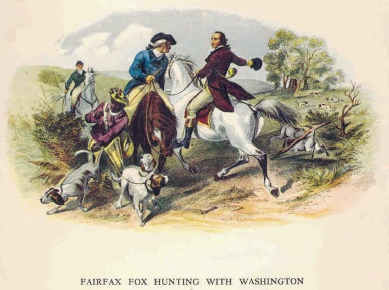 Washington and the American Foxhound Todd's Archives